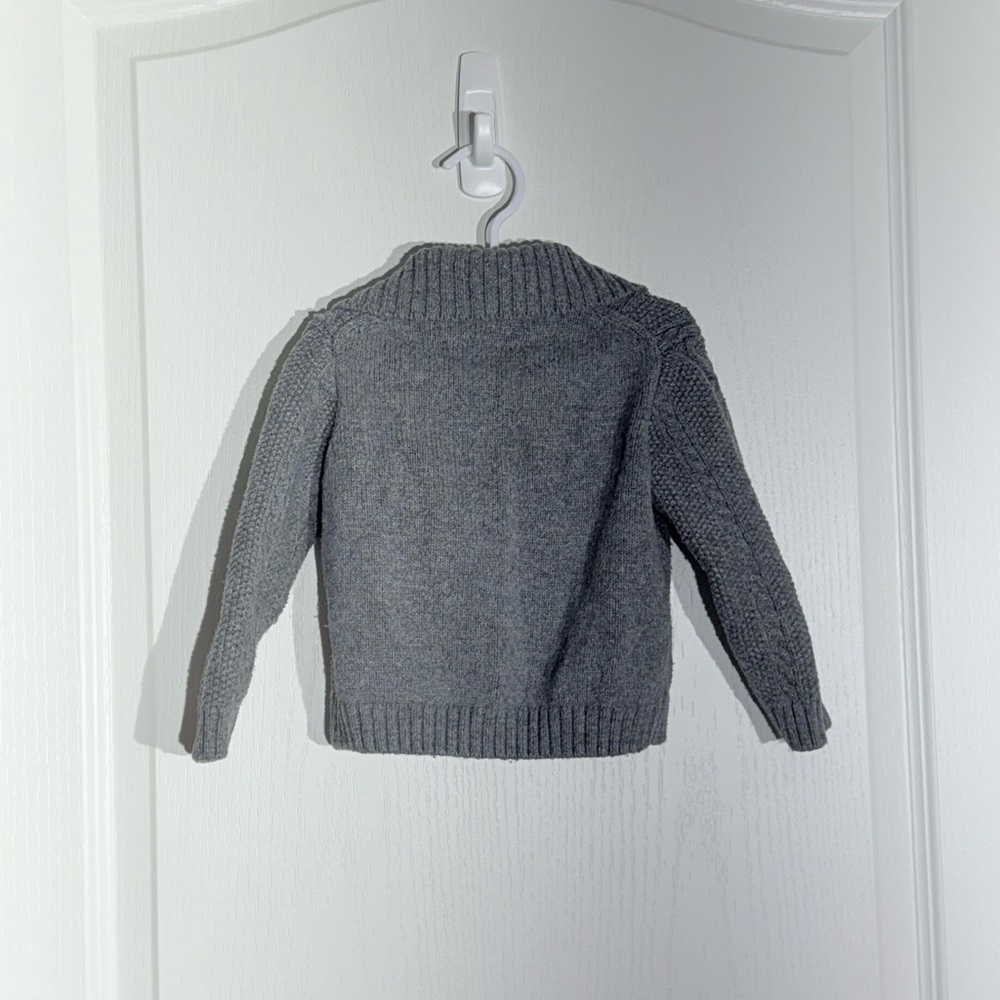 Janie and Jack Gray Boys Sweater - Picture 2 of 5